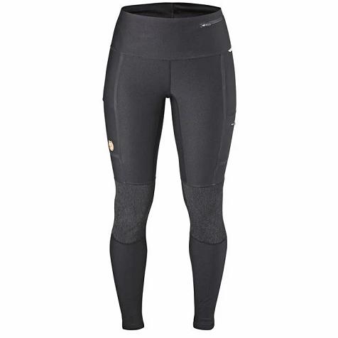 Fjallraven Women Abisko Trekking Tights Dark Grey PH136012 Philippines